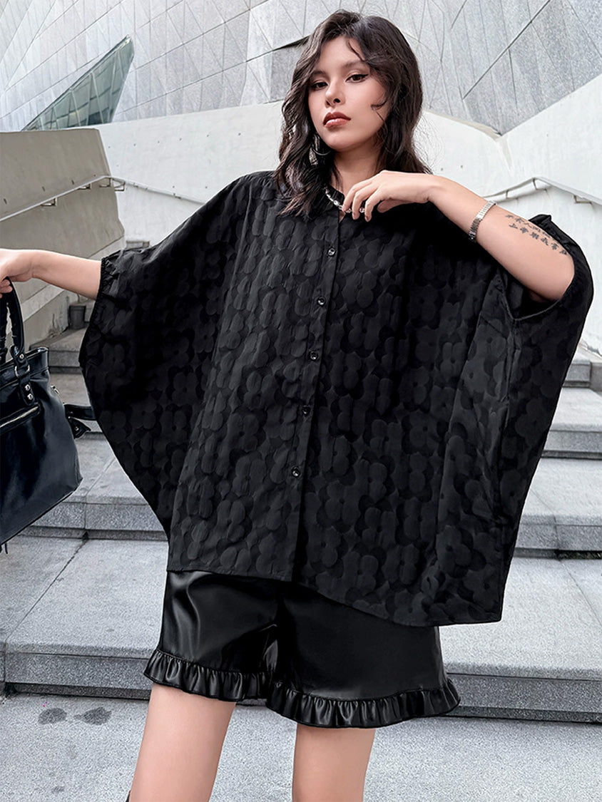 Mesh stitch top and skirt
