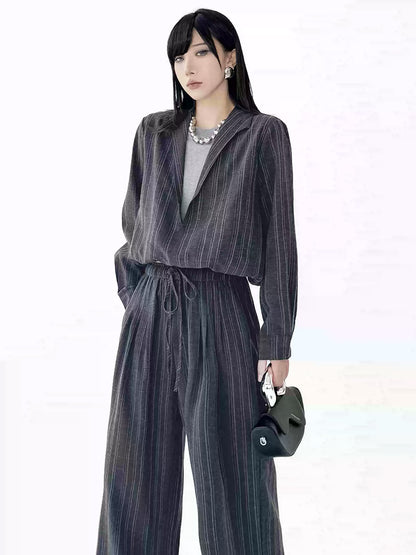 Mesh stitch top and skirt