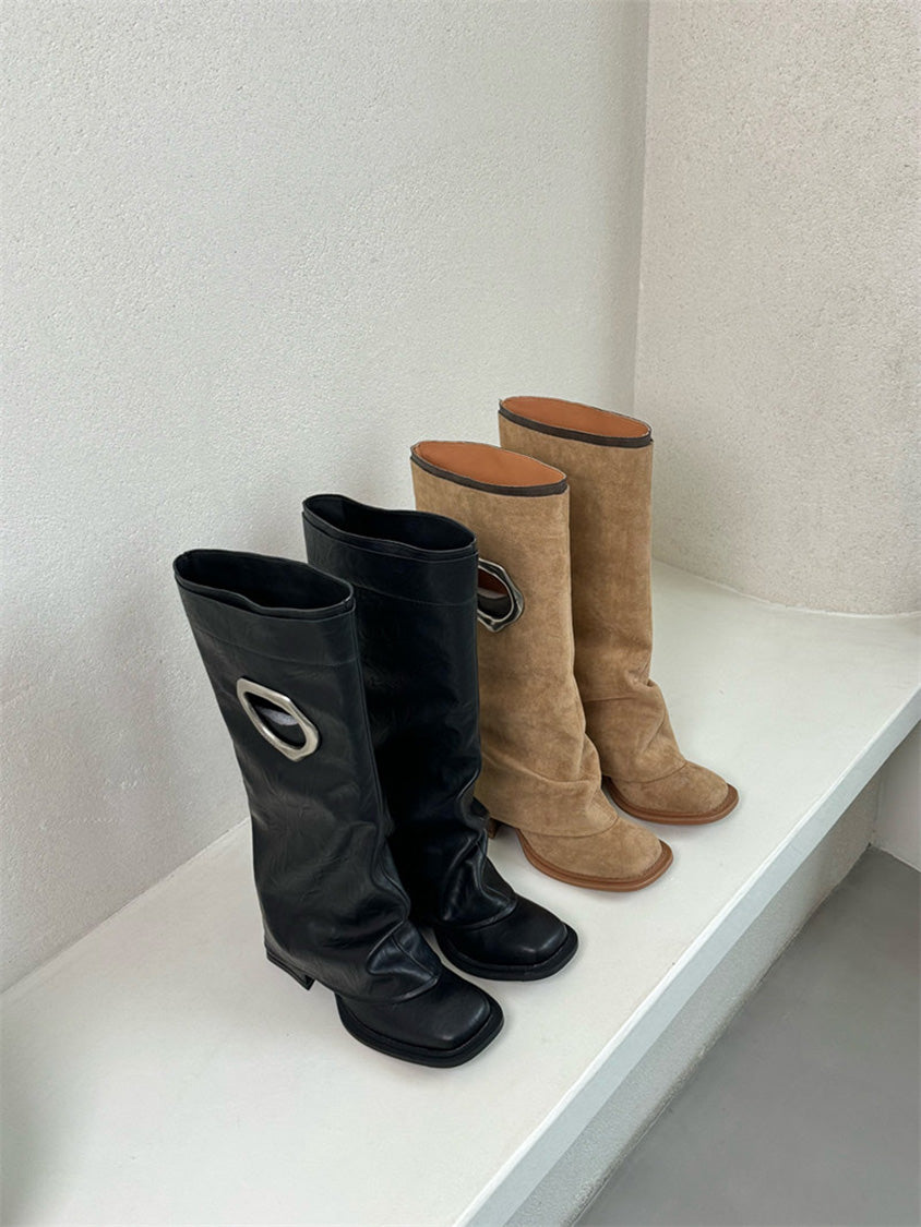 オーバルリングミドルブーツ