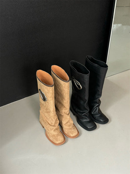 オーバルリングミドルブーツ