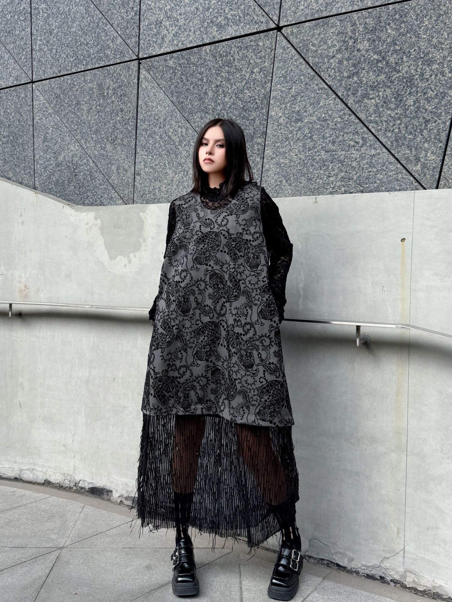 エンブロイダリーフリンジドレスシリーズ