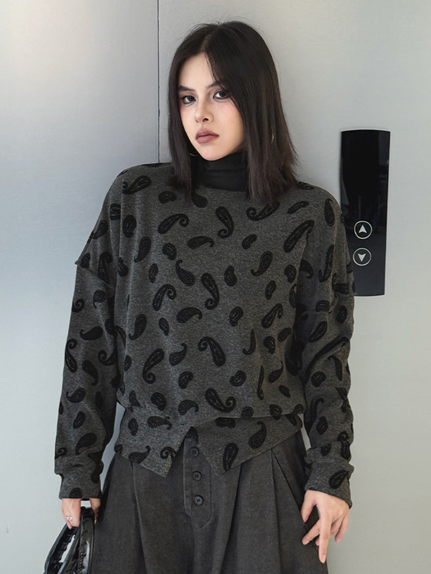 Mesh stitch top and skirt