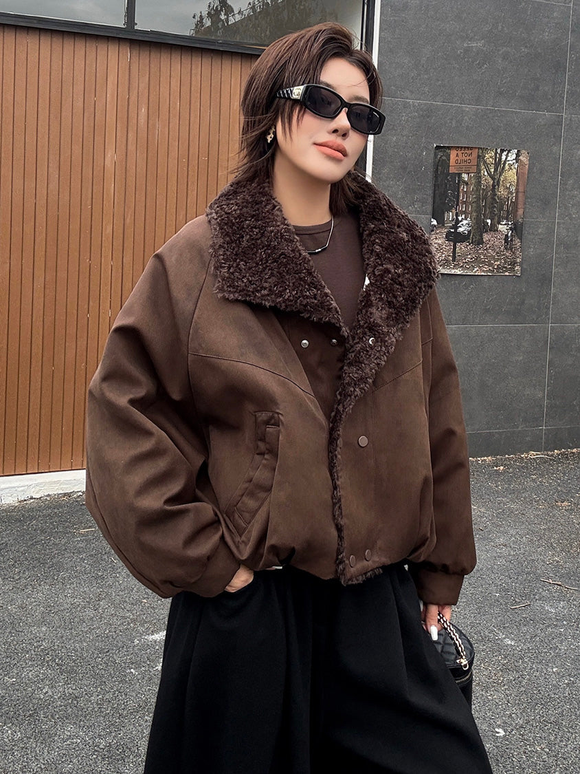 ボアカラージャケット