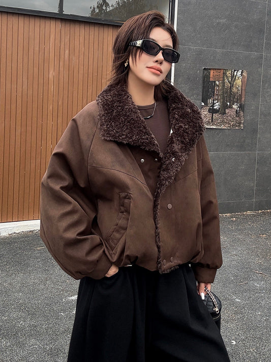 ボアカラージャケット