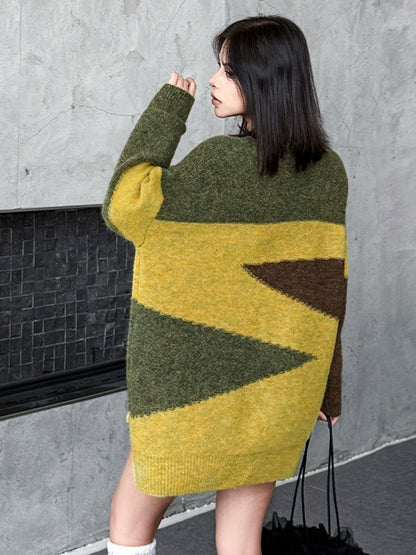 ジグザグフリンジセーター