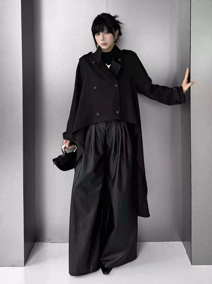 ドレープカットトレンチコート