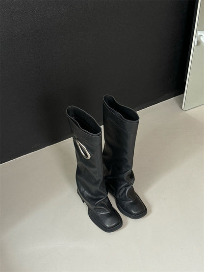 オーバルリングミドルブーツ