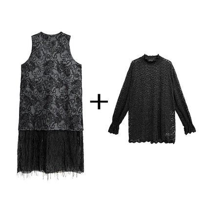 エンブロイダリーフリンジドレスシリーズ