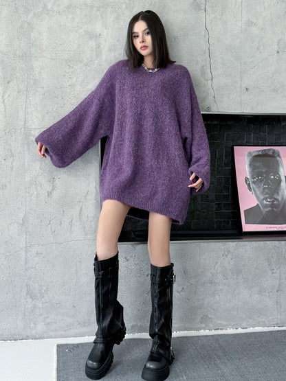 モヘアタッチボリュームスリーブトップス