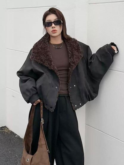 ボアカラージャケット