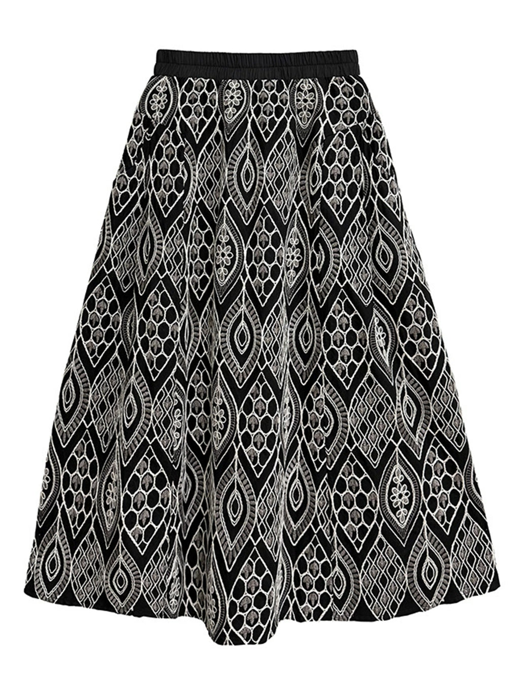 Mesh stitch top and skirt