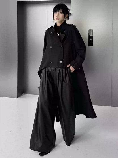 ドレープカットトレンチコート