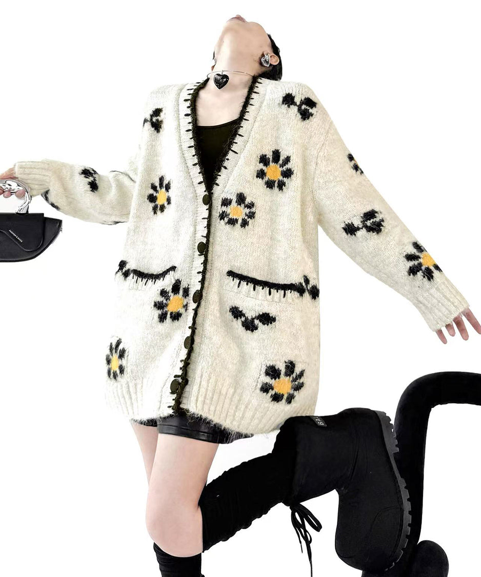 Mesh stitch top and skirt