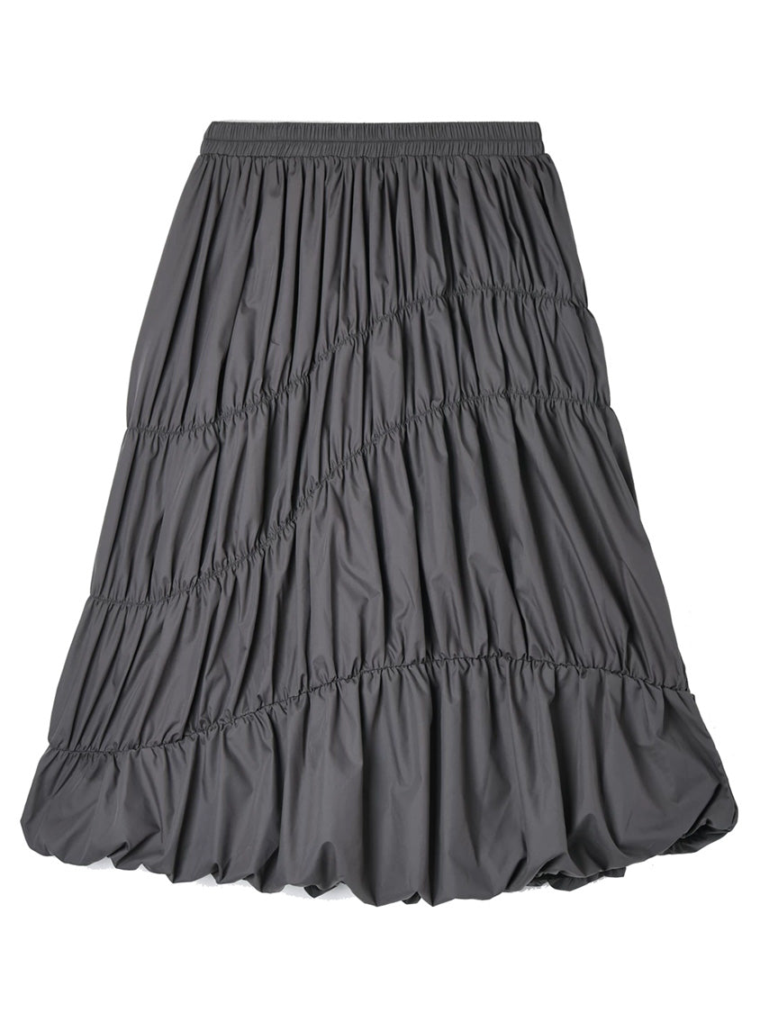 Mesh stitch top and skirt