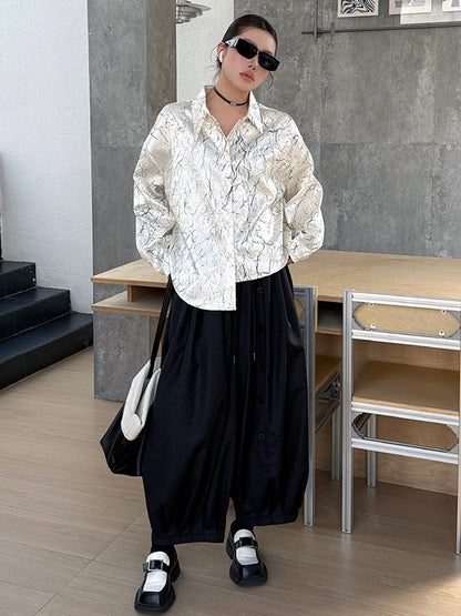 ドレープバルーンワイドパンツ