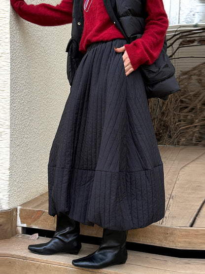 キルトボリュームスカート