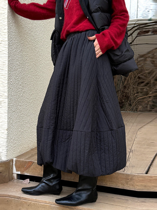 キルトボリュームスカート