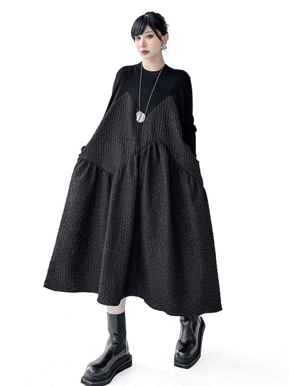 Mesh stitch top and skirt