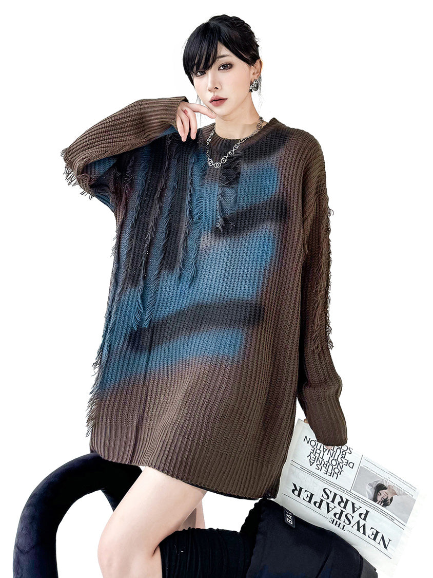 Mesh stitch top and skirt