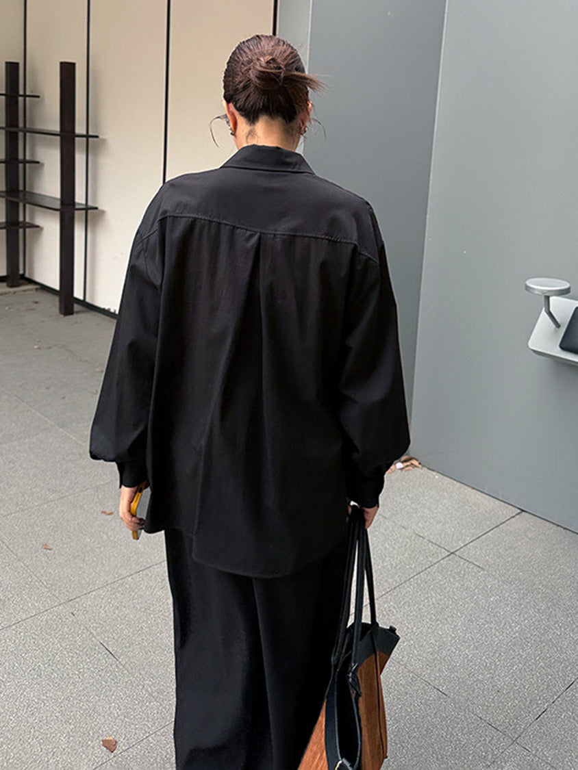 ツイストバックルブラウス