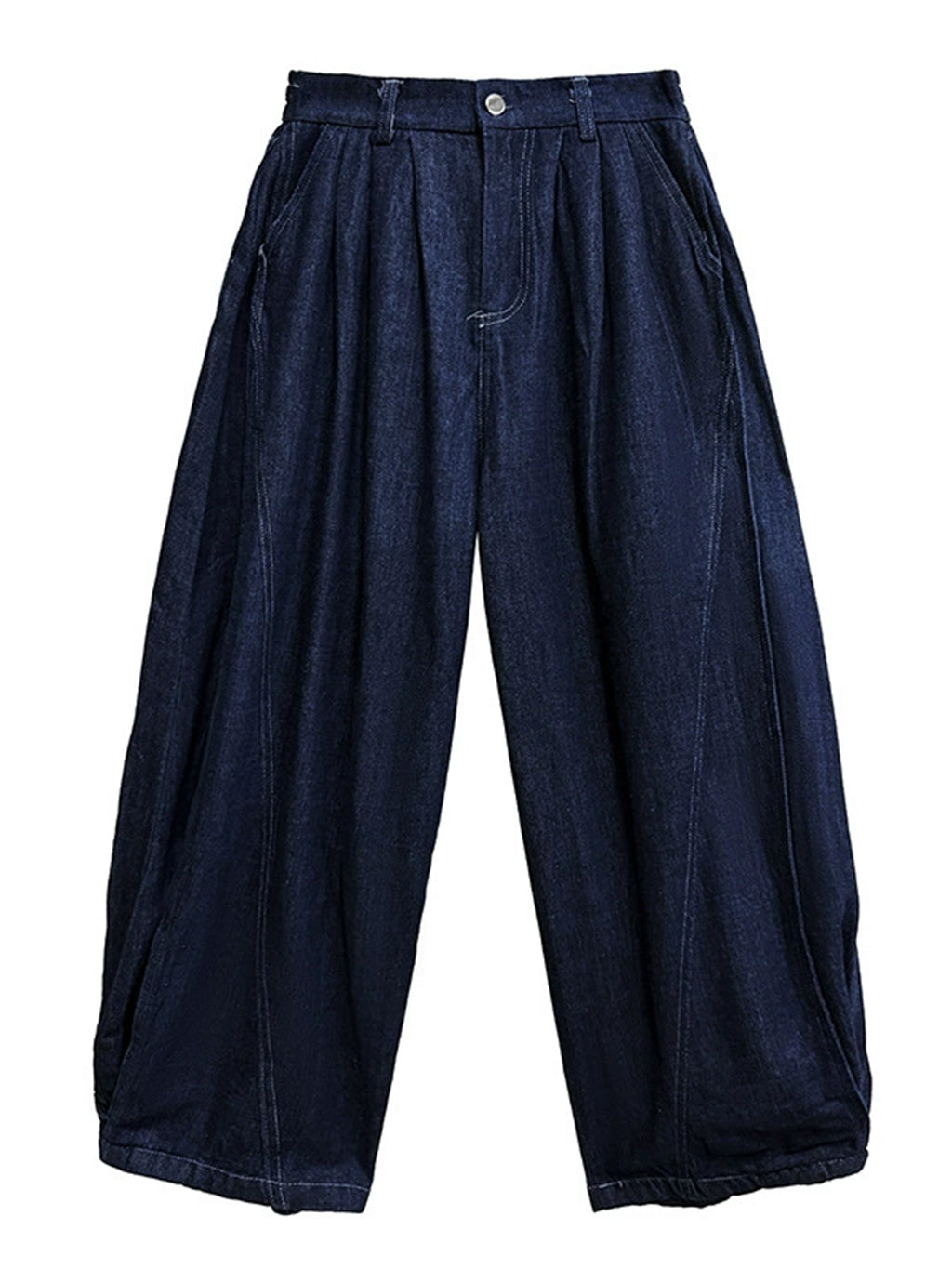 ウォッシュデニムワイドパンツ