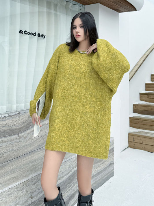 モヘアタッチボリュームスリーブトップス