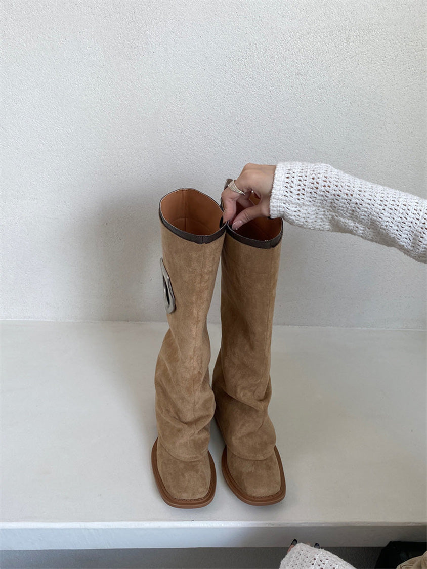オーバルリングミドルブーツ
