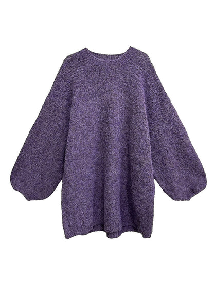 モヘアタッチボリュームスリーブトップス