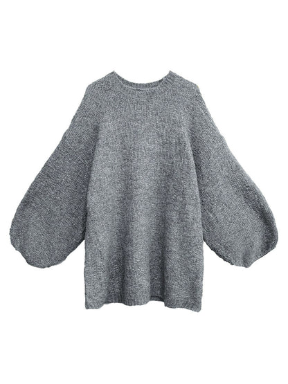 モヘアタッチボリュームスリーブトップス