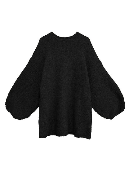 モヘアタッチボリュームスリーブトップス