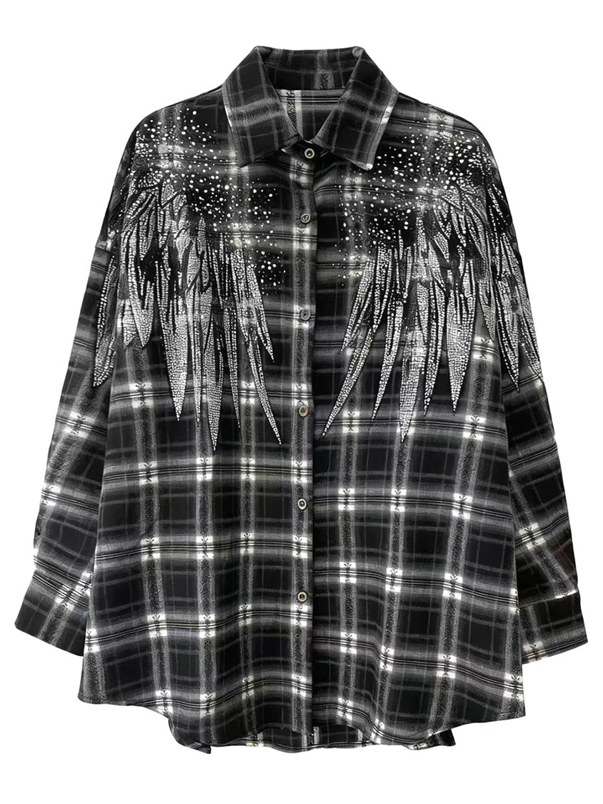 Mesh stitch top and skirt