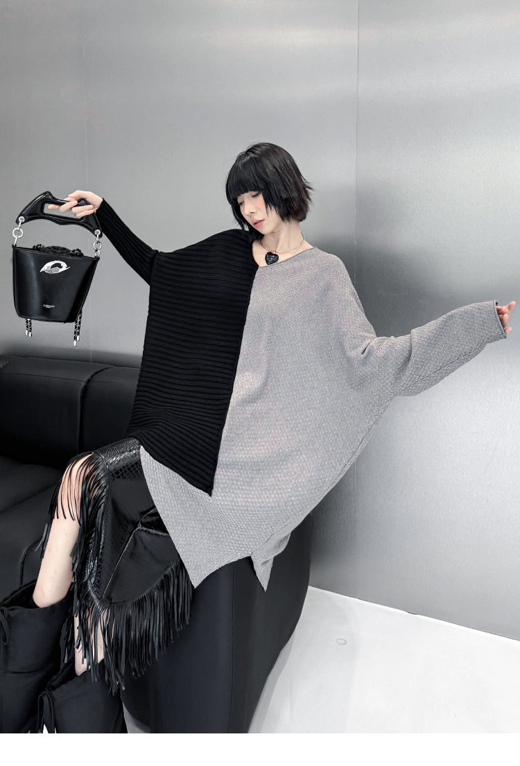 Mesh stitch top and skirt