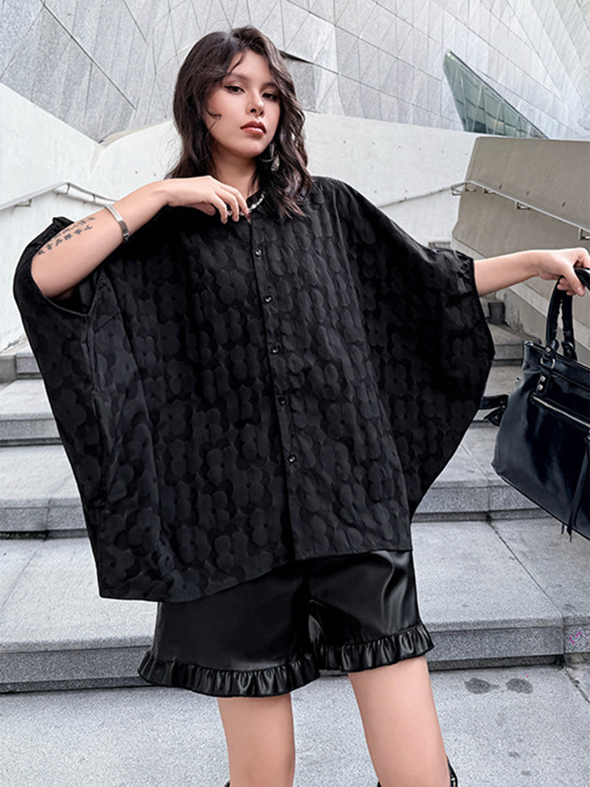 Mesh stitch top and skirt