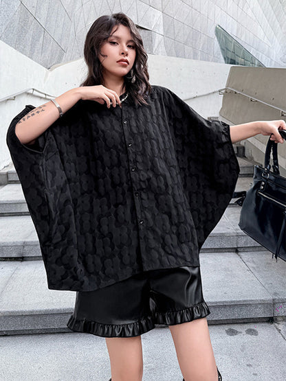 Mesh stitch top and skirt
