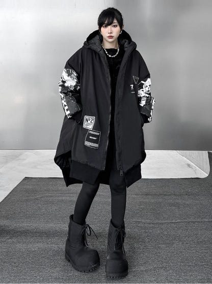 グラフィックスリーブジップジャケット