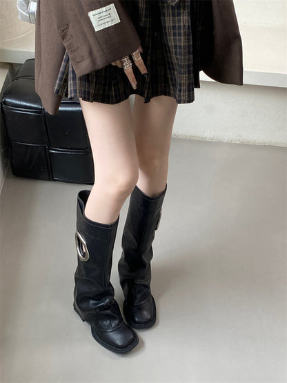 オーバルリングミドルブーツ