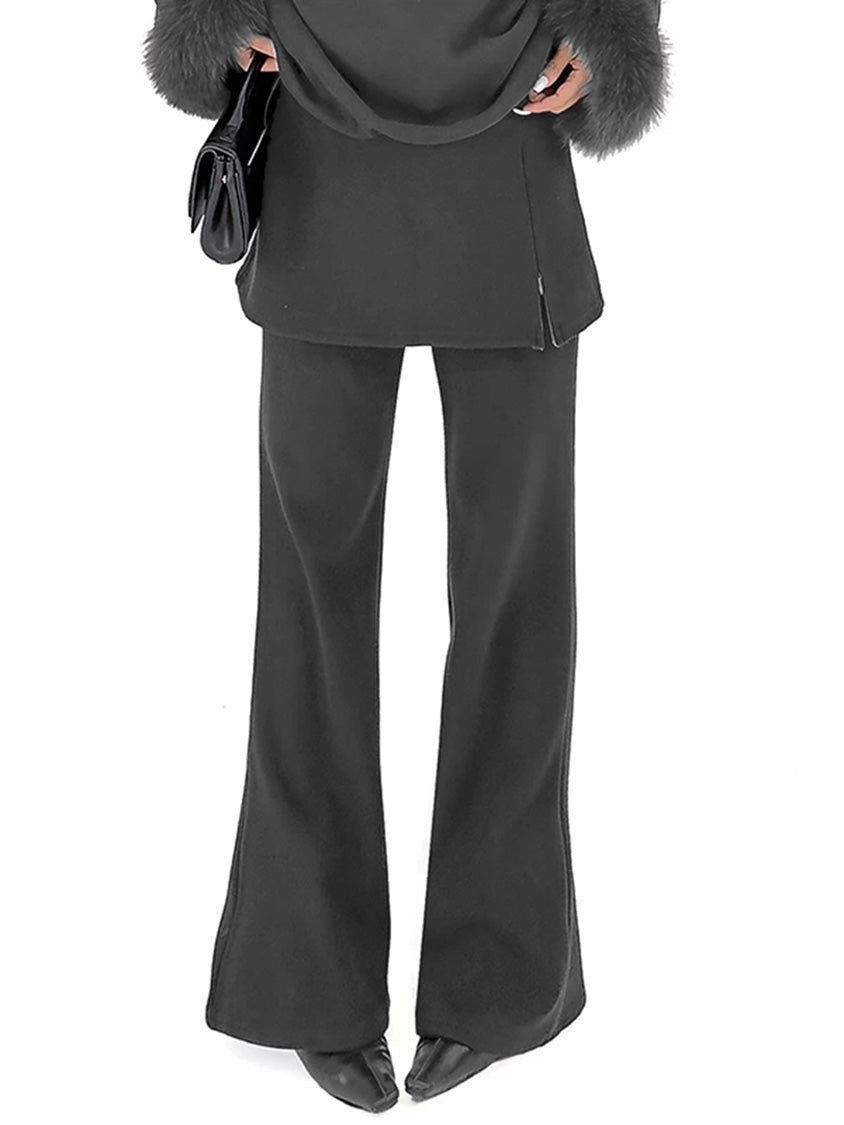 Mesh stitch top and skirt