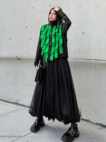 グリーンストラップベスト＆メッシュスカートシリーズ