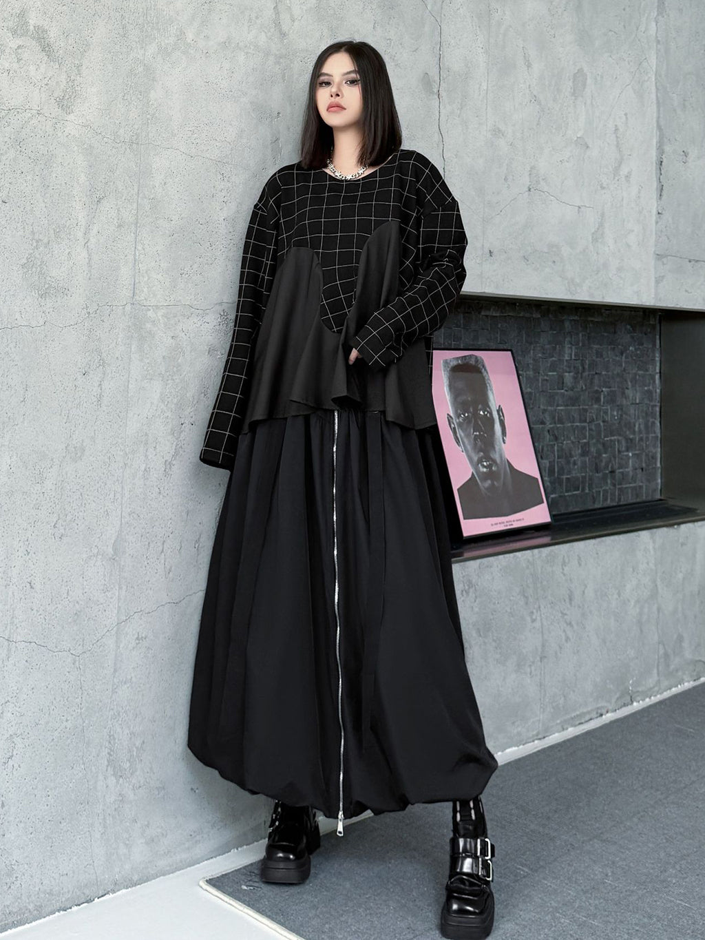 ハイウエストバルーンスカート