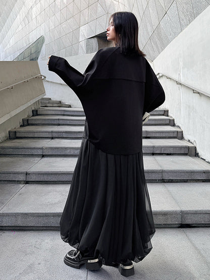 ドレープレイヤードブラウス＆バルーンスカートシリーズ