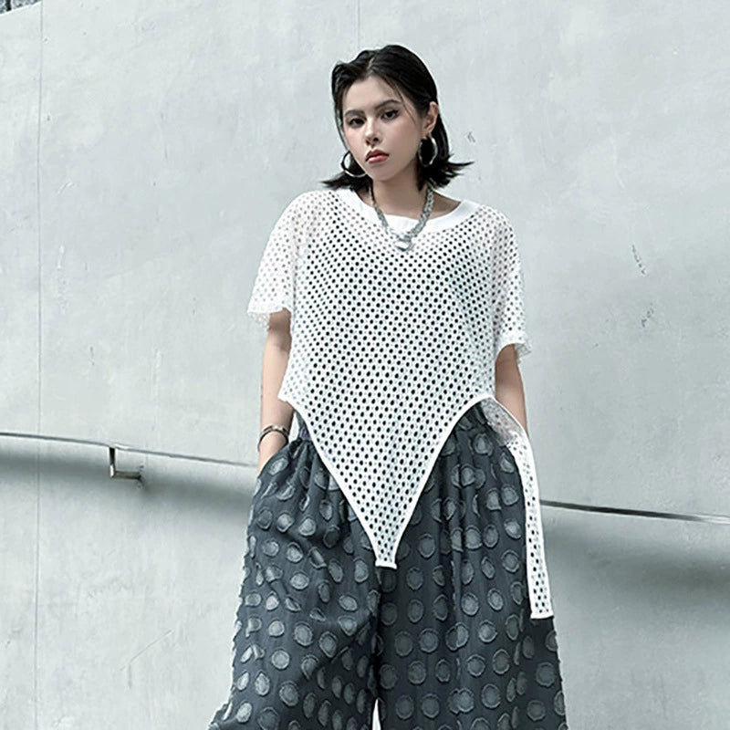 Mesh front cut top 