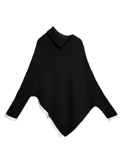 ハイネックケープニットトップ