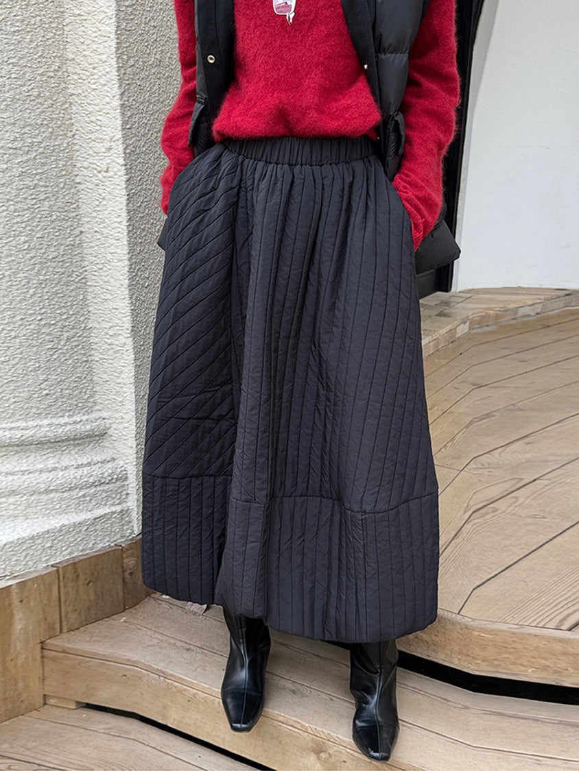 キルトボリュームスカート