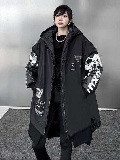 グラフィックスリーブジップジャケット