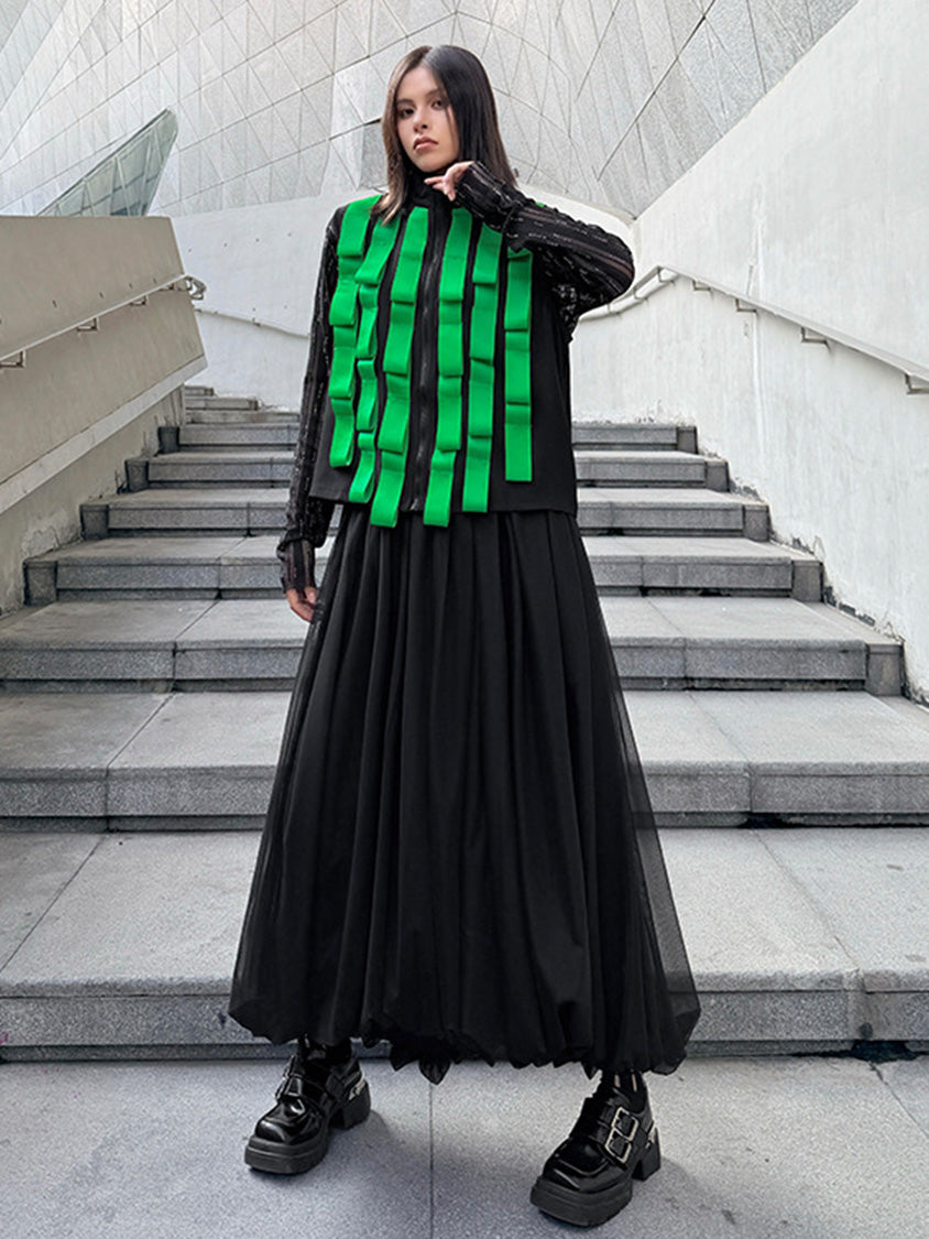 グリーンストラップベスト＆メッシュスカートシリーズ