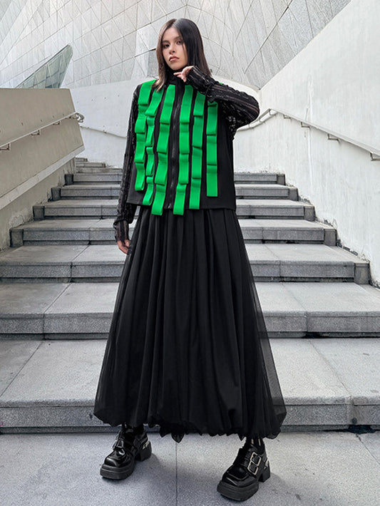 グリーンストラップベスト＆メッシュスカートシリーズ