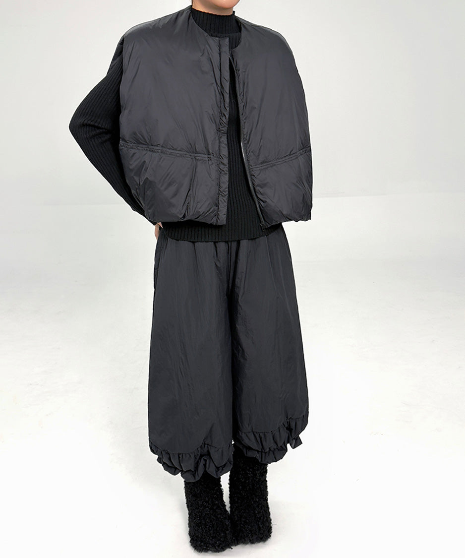 パデッドショートジャケット＆ボリュームパンツシリーズ