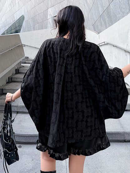 Mesh stitch top and skirt
