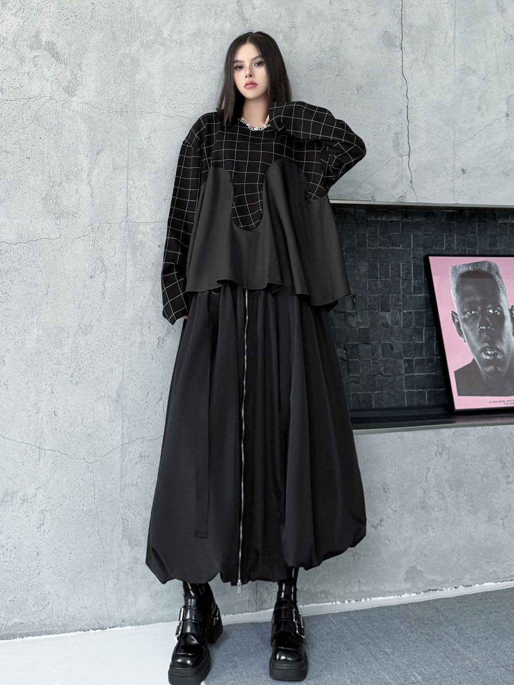 ハイウエストバルーンスカート