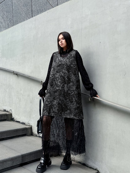 エンブロイダリーフリンジドレスシリーズ